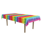 Tie-Dyed Table cover 54" x 108" In Bulk